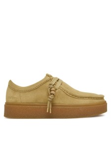 Clarks Półbuty Boxbee Walla. 26328110 Beżowy