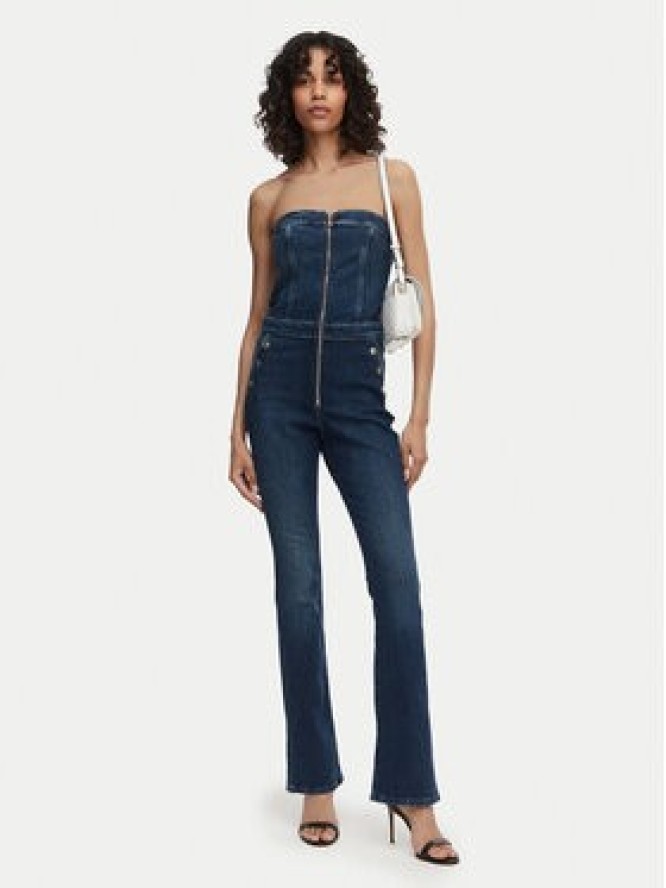 Guess Kombinezon W6RD0I D6883 Niebieski Regular Fit