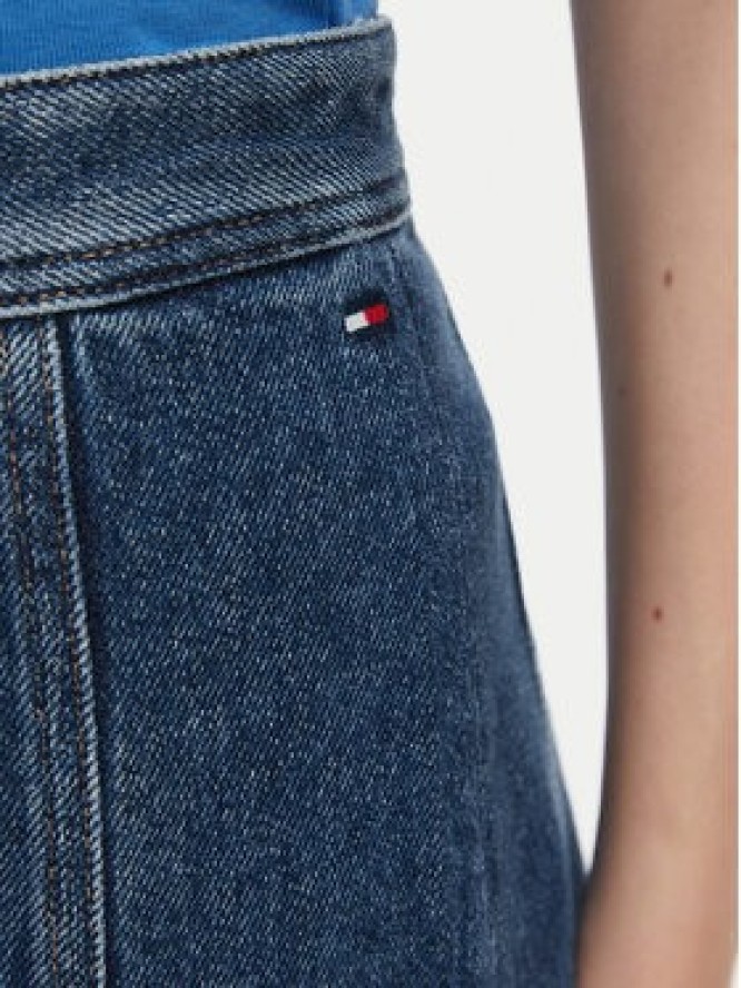 Tommy Hilfiger Spódnica jeansowa WW0WW49570 Niebieski Regular Fit