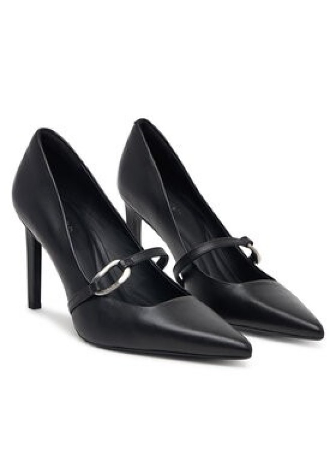 Calvin Klein Szpilki Ess Stiletto 90 Hdw Lth HW0HW03303 Czarny