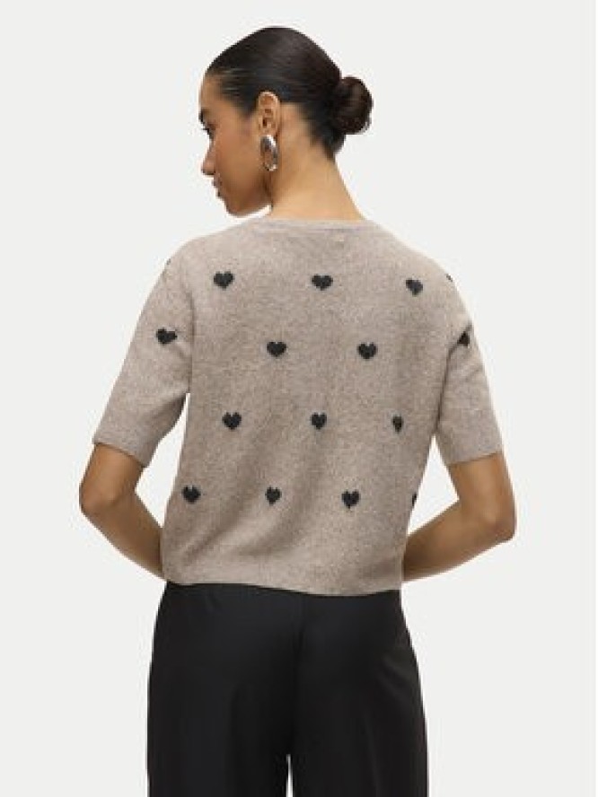 Vero Moda Kardigan Doffy 10330795 Beżowy Regular Fit