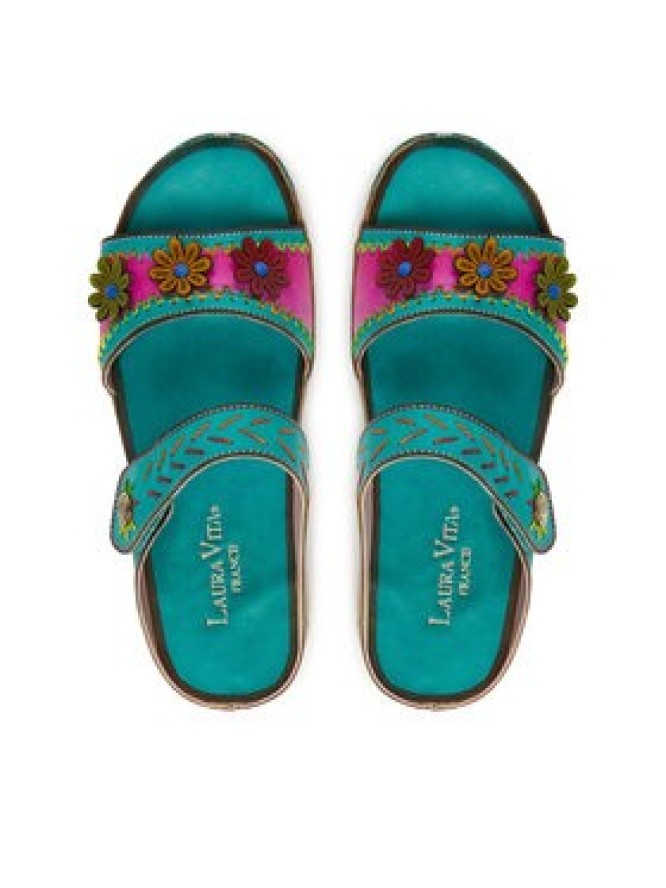 Laura Vita Klapki Dorry 13 Turkusowy