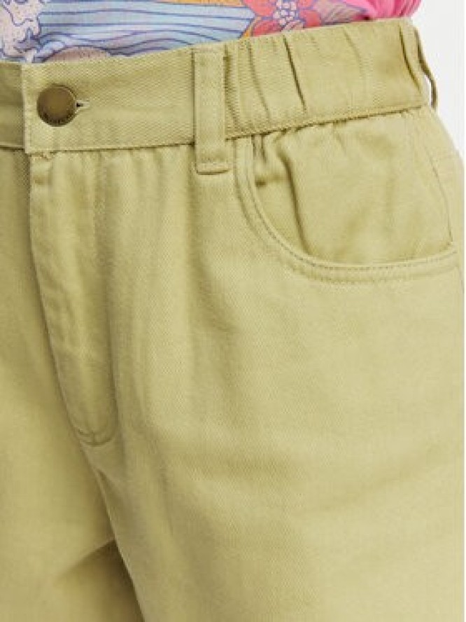 Billabong Szorty jeansowe Little Sister EBJDS00103 Zielony jasny Relaxed Fit