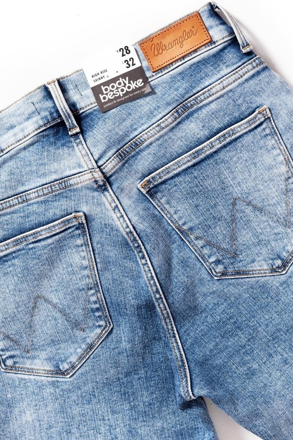 WRANGLER HIGH RISE SKINNY WROCK BLUE W27HSV24S 112128119