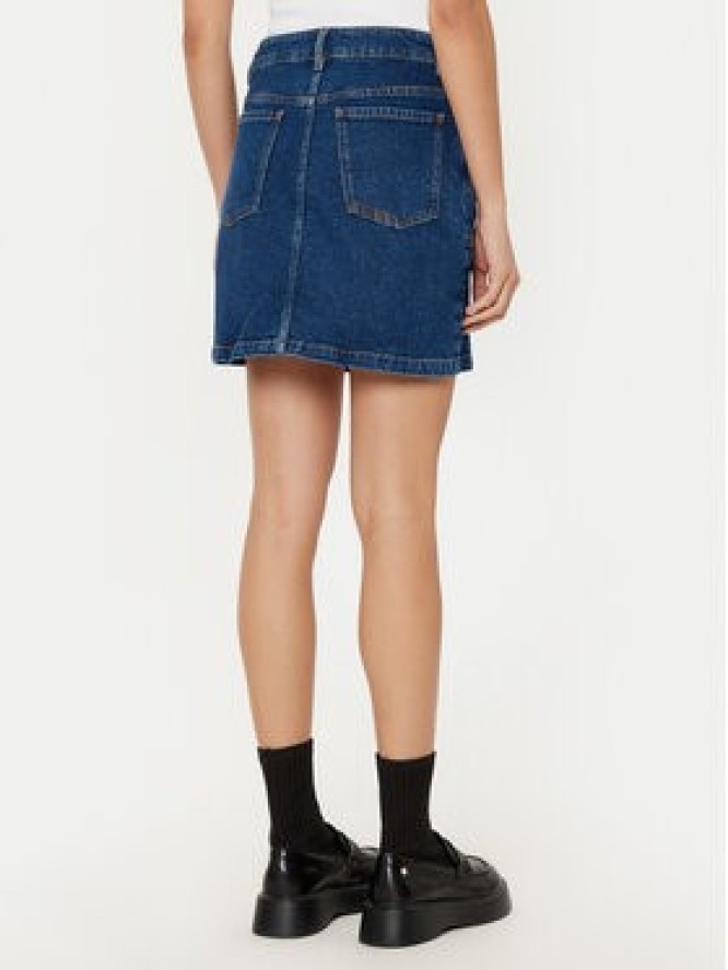 HUGO Spódnica jeansowa mini Gavade 50530320 Niebieski Slim Fit