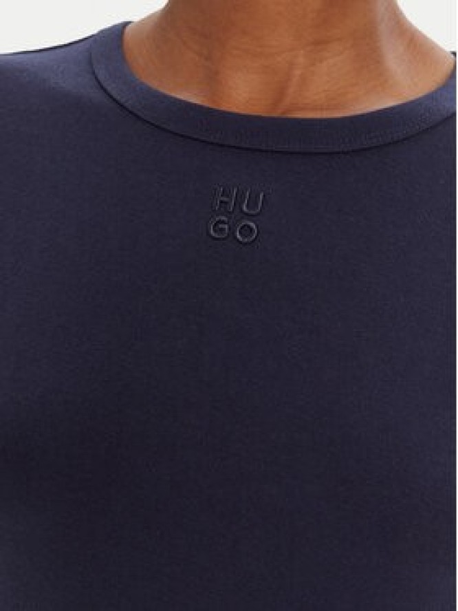 HUGO T-Shirt Deloris 50512002 Granatowy Regular Fit