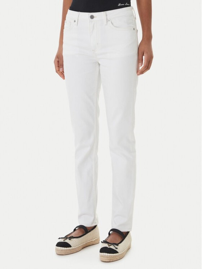 Guess Jeans Jeansy W6GA92 D7871 Biały Skinny Fit