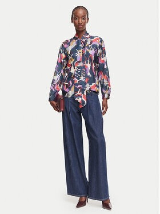 Marella Koszula Snastro 2623116104 Granatowy Regular Fit