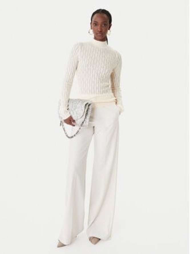 Patrizia Pepe Sweter 8K0368/K307-W409 Beżowy Regular Fit