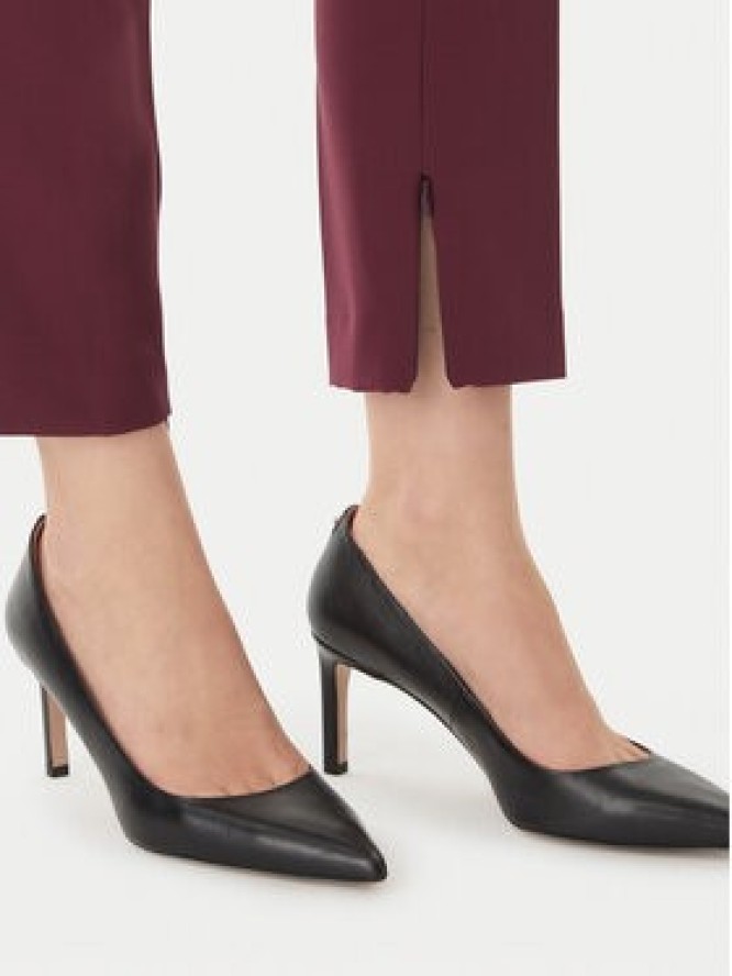 HUGO Spodnie materiałowe Hedima-1 50544742 Fioletowy Slim Fit