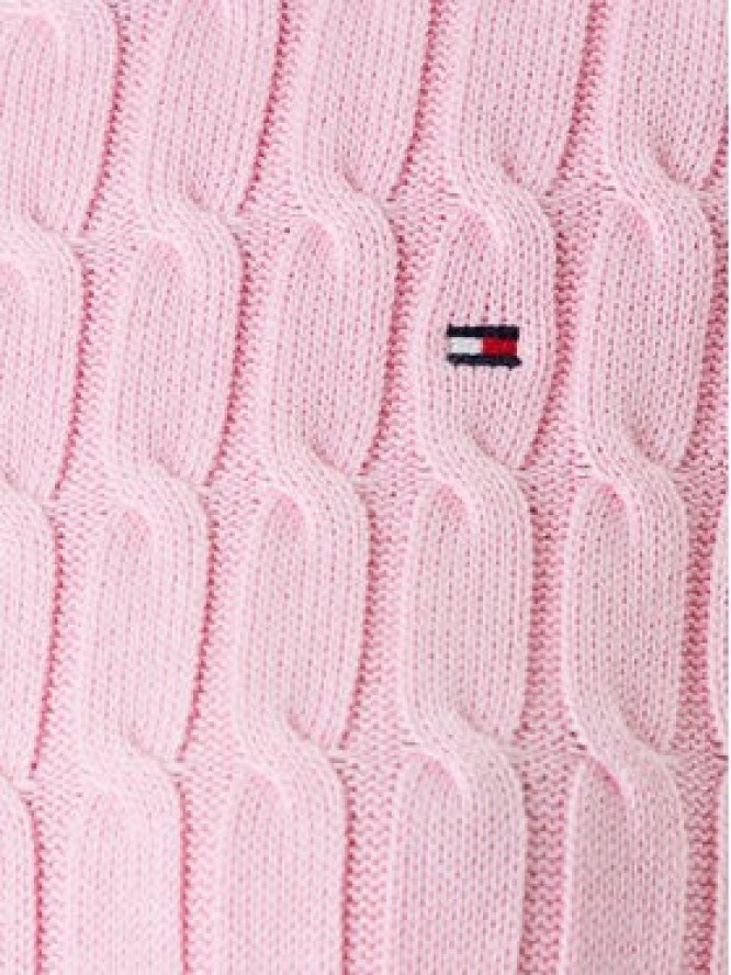 Tommy Hilfiger Sweter WW0WW45656 Różowy Regular Fit