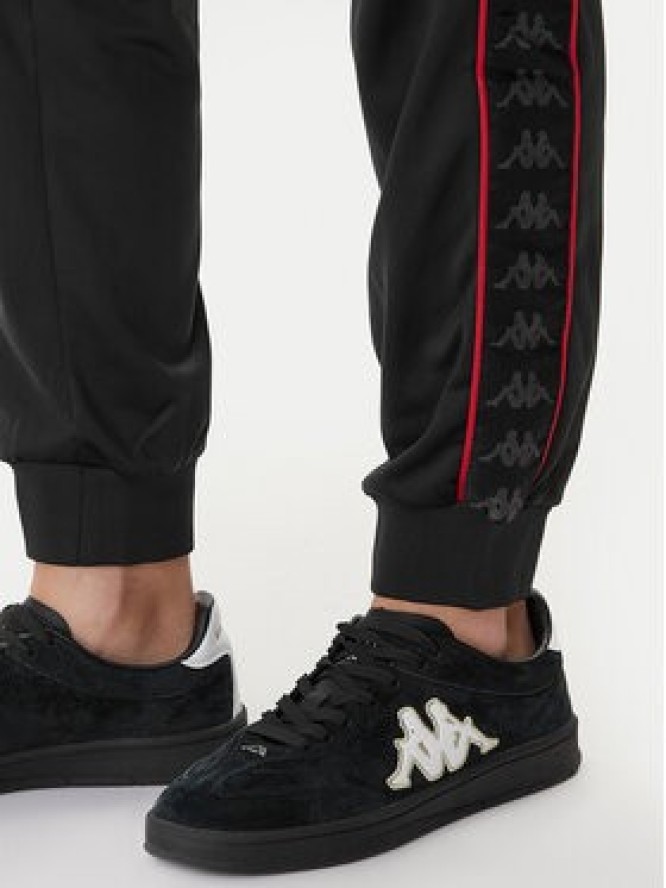 Kappa Spodnie dresowe 303R5K0 Czarny Slim Fit
