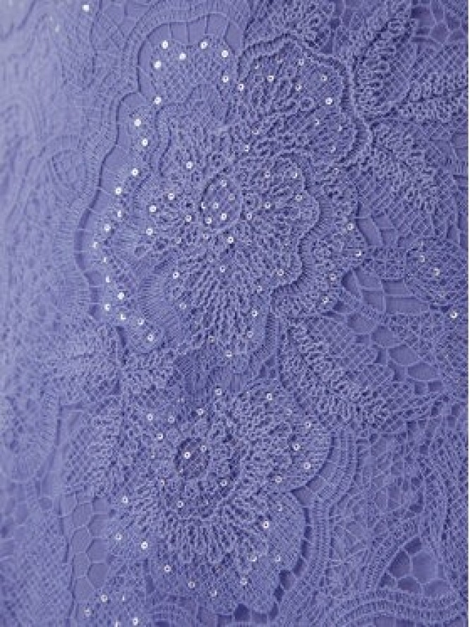 Luisa Spagnoli Sukienka koktajlowa Paniere 541685 Niebieski Regular Fit