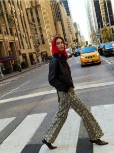 Botki na obcasie kitten - mahoniowy