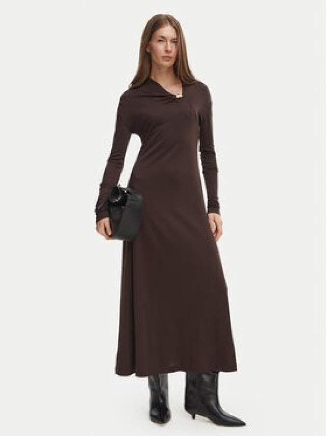 BOSS Sukienka codzienna 50568606 Brązowy Regular Fit