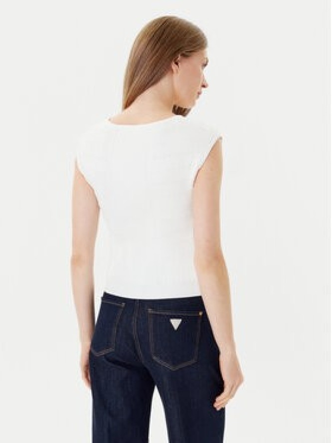 Guess Bluzka W5YR12 Z0130 Biały Regular Fit