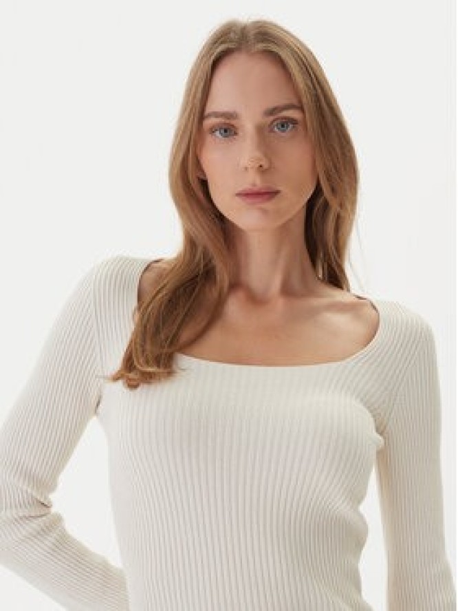 Kontatto Sweter 3M0830C Écru Slim Fit