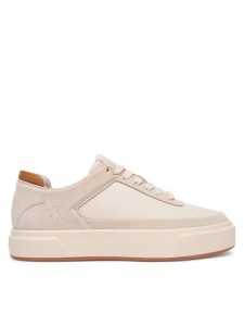 Calvin Klein Sneakersy Basket Lace Up Pro Lth Mix Mg YW0YW01987 Beżowy