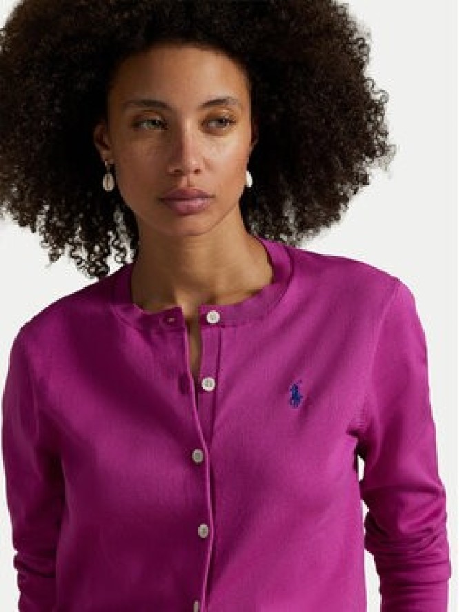 Polo Ralph Lauren Kardigan 211971871010 Fioletowy Slim Fit