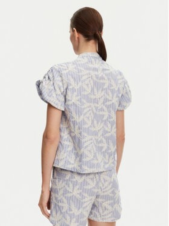 Munthe Koszula Fredia 251103025136 Niebieski Regular Fit