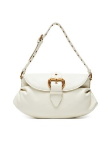 PINKO Torebka Jolene Shoulder Classic PE 25 PLTT 102801 A270 Biały