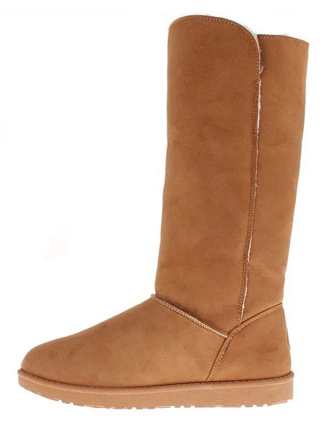 ISLAND BOOT Kozaki zimowe "Flora" w kolorze jasnobrązowym rozmiar: 39