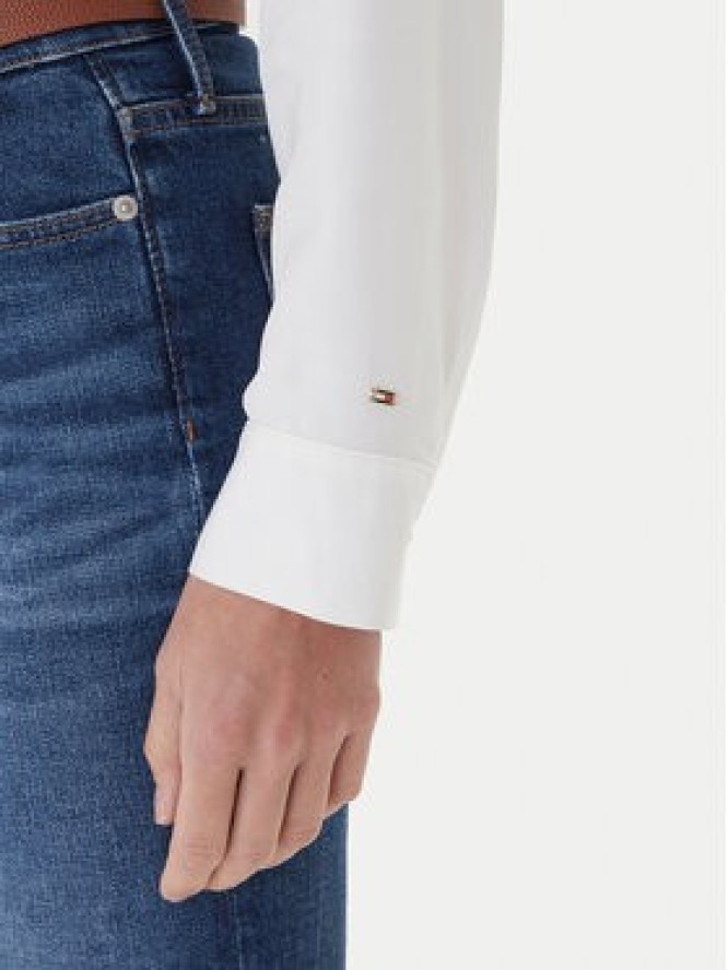 Tommy Hilfiger Koszula WW0WW46597 Écru Regular Fit