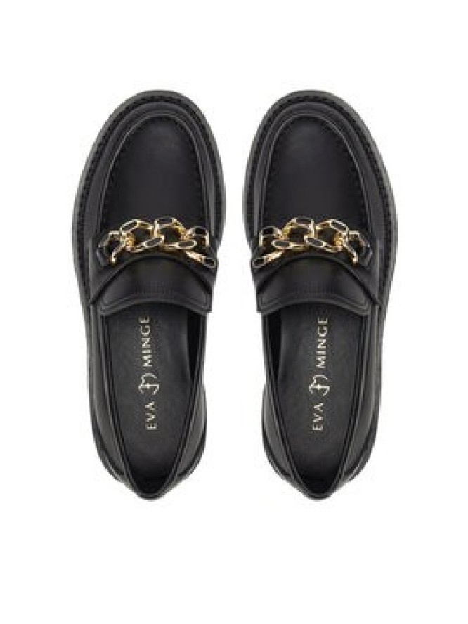 Eva Minge Loafersy ASA-915-933-2 Czarny