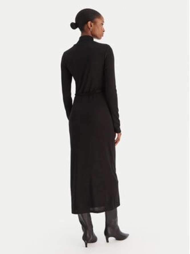 Vero Moda Sukienka dzianinowa Louisa 10336207 Czarny Loose Fit