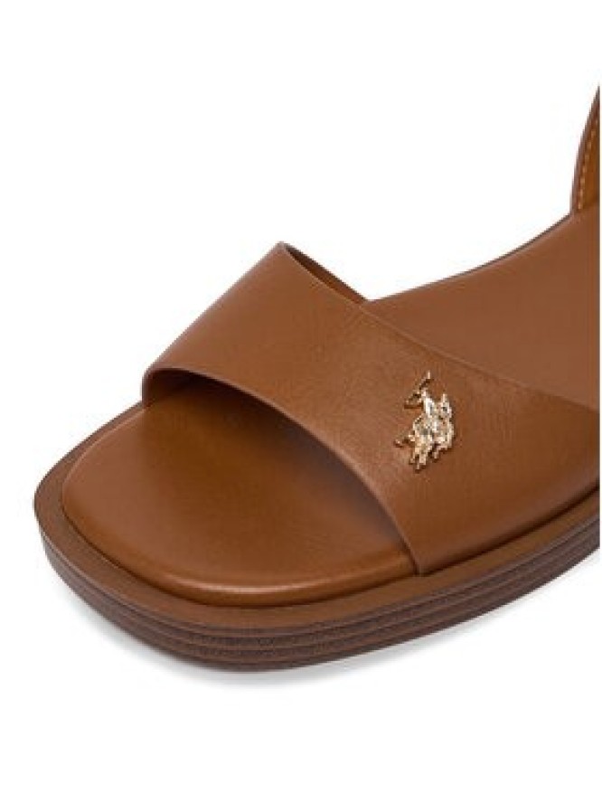 U.S. Polo Assn. Sandały EO-MARINA001W/6Y1 Brązowy