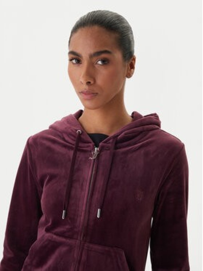 Juicy Couture Bluza Robertson JCAP176 Bordowy Slim Fit