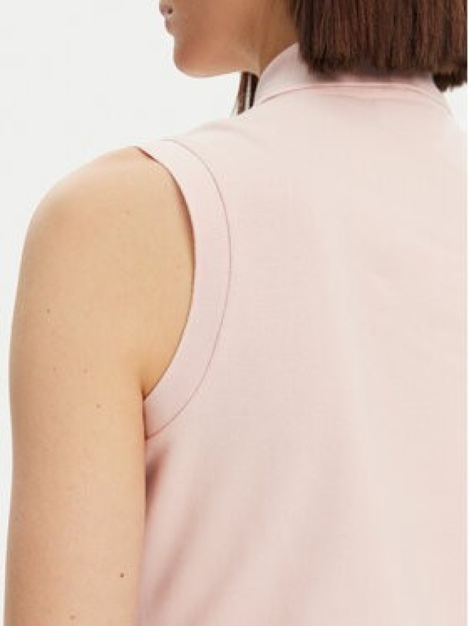 Lacoste Polo PF5445 Różowy Slim Fit