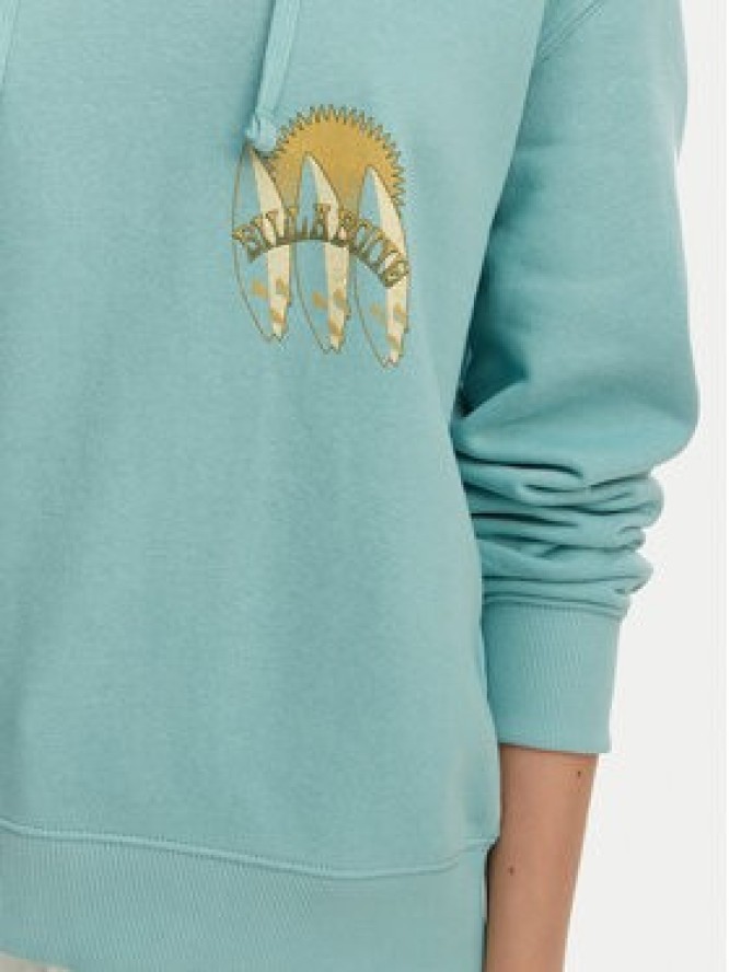 Billabong Bluza Ready And Set EBJSF00184 Turkusowy Loose Fit