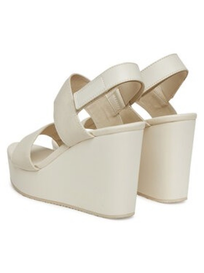 Calvin Klein Jeans Sandały Wedge Sandal Webbing In YW0YW01790 Szary