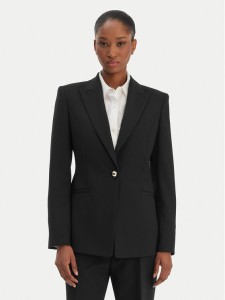 HUGO Marynarka Abire 50565362 Czarny Slim Fit