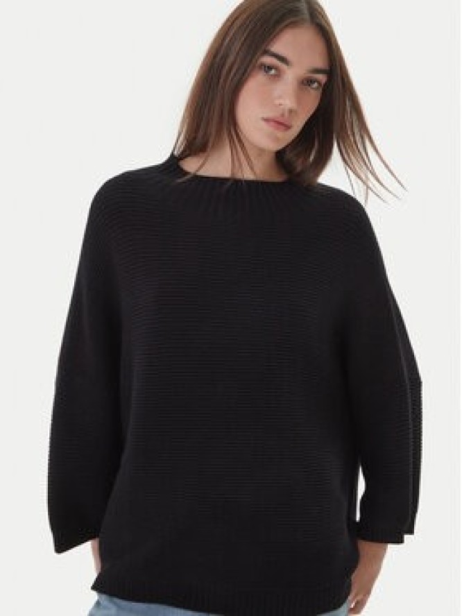 Kontatto Sweter 3M0848C Czarny Relaxed Fit