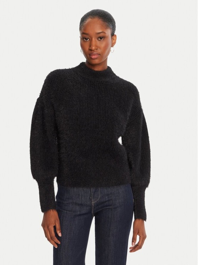 Guess Sweter W4BR25 Z3BH0 Czarny Regular Fit