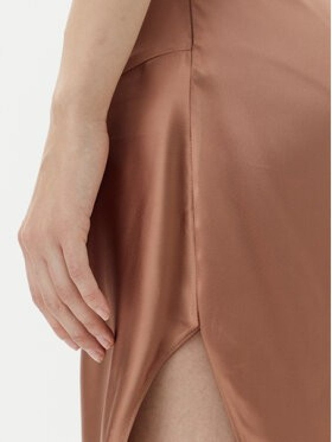 PINKO Sukienka koktajlowa 104986 A2GZ Brązowy Regular Fit