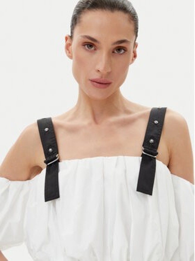 PINKO Top 105176 A2LD Biały Regular Fit