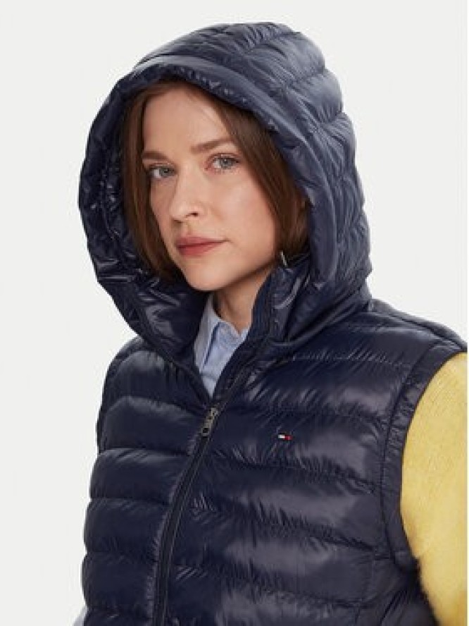 Tommy Hilfiger Bezrękawnik WW0WW47352 Granatowy Slim Fit