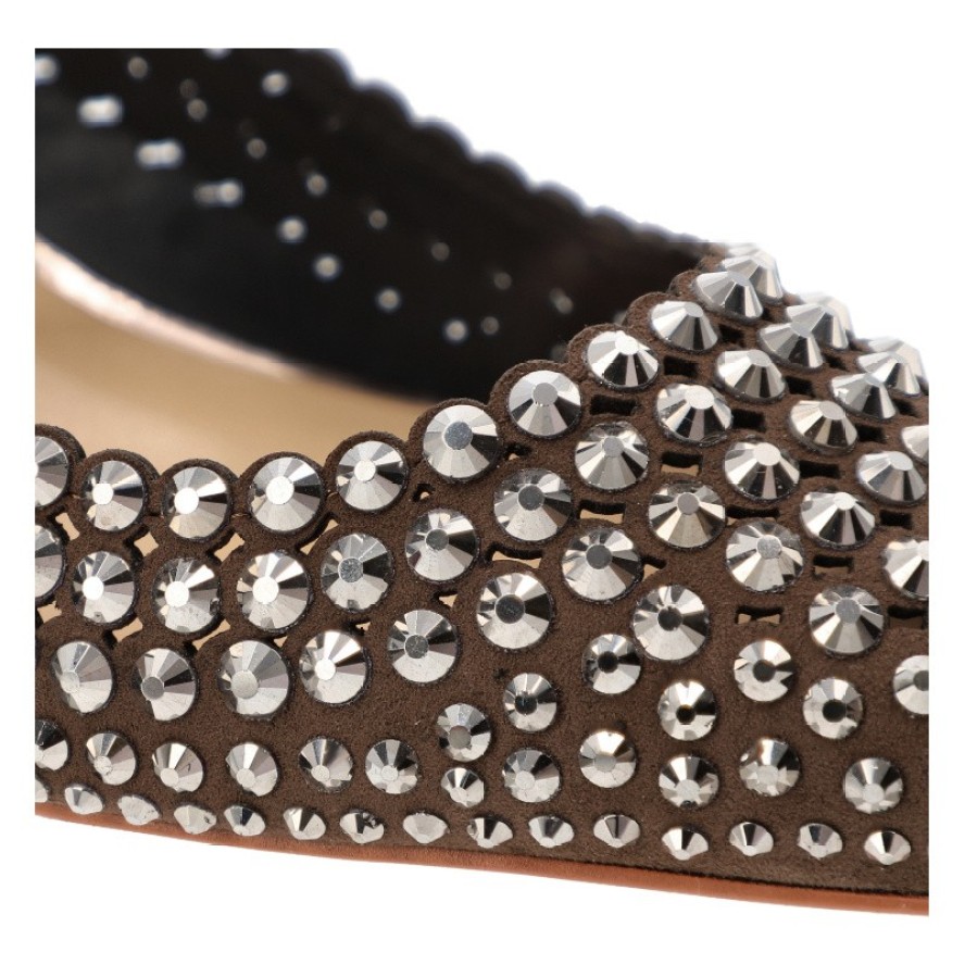 Srebrne Czółenka Alma En Pena Eleganckie Buty Damskie Na Obcasie