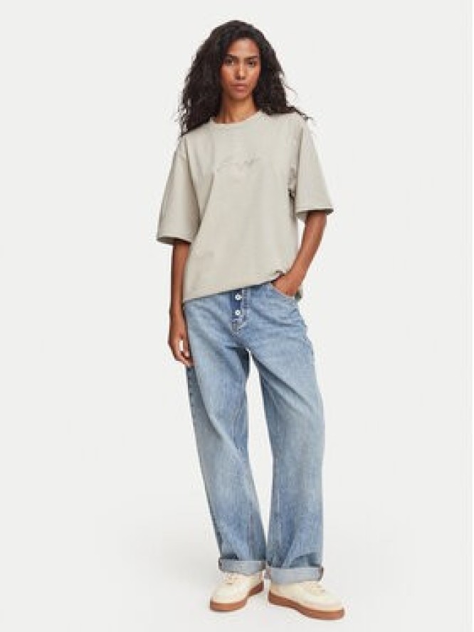 BOSS T-Shirt C_Eregular_4 50566819 Zielony Relaxed Fit