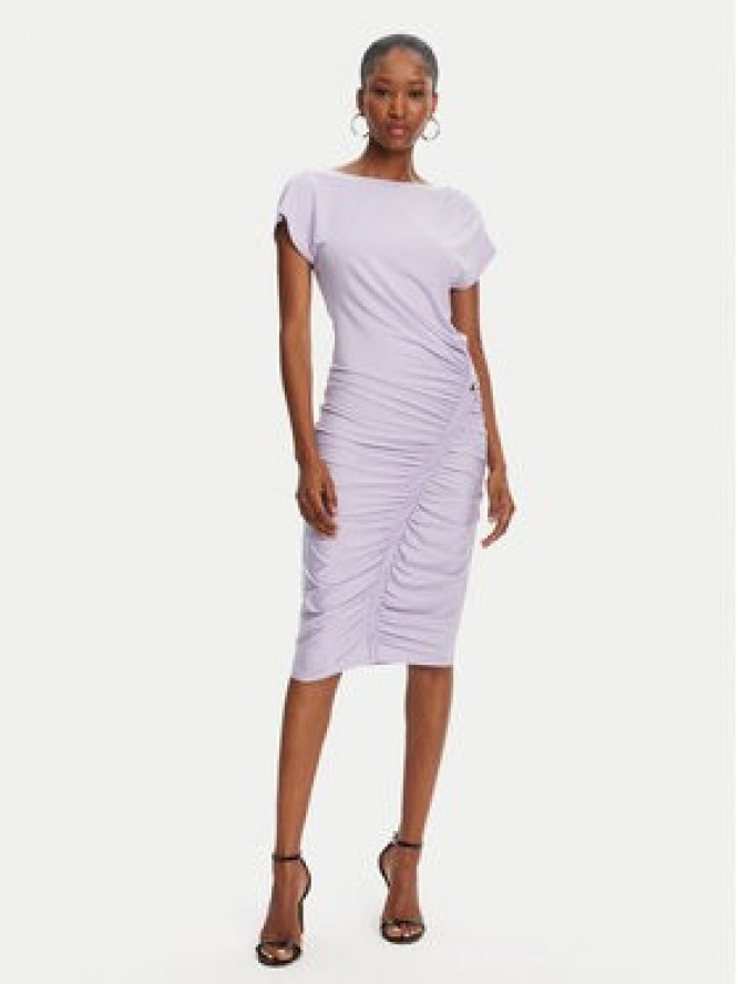Patrizia Pepe Sukienka codzienna 2A2871/J294-M531 Fioletowy Regular Fit