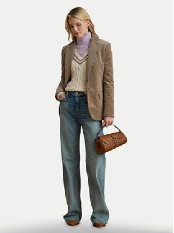 LAUREN RALPH LAUREN Marynarka 200956574003 Beżowy Regular Fit