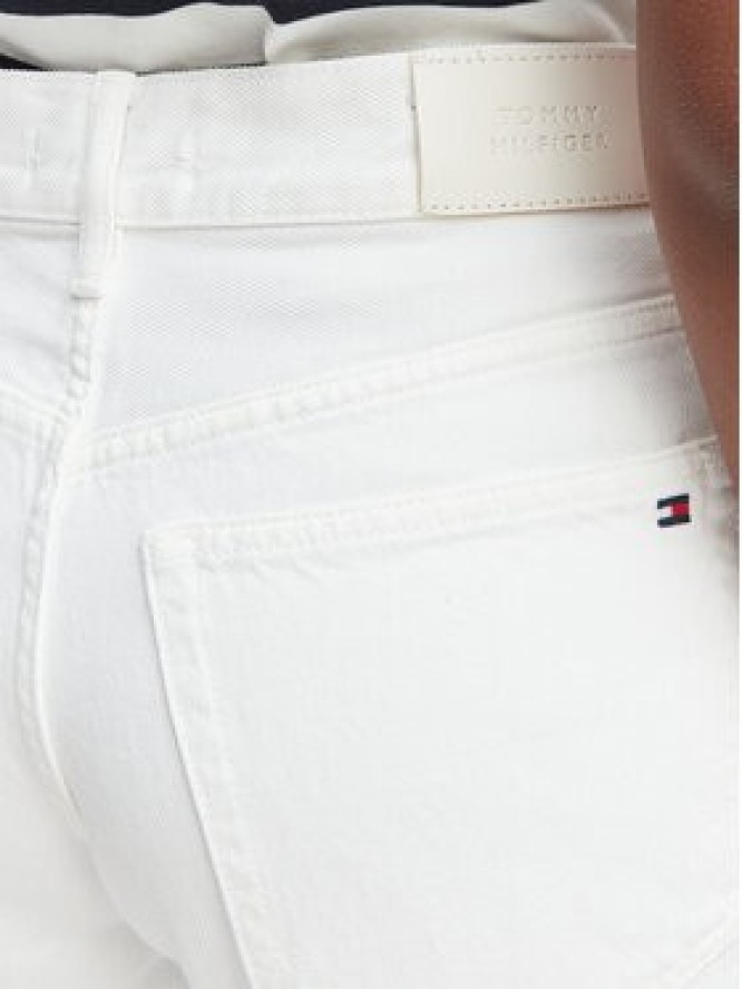 Tommy Hilfiger Jeansy 70s WW0WW48576 Biały Wide Leg