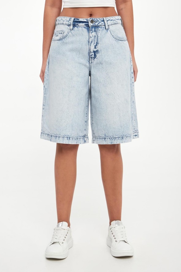 Bermudy damskie jeansowe ARMANI EXCHANGE