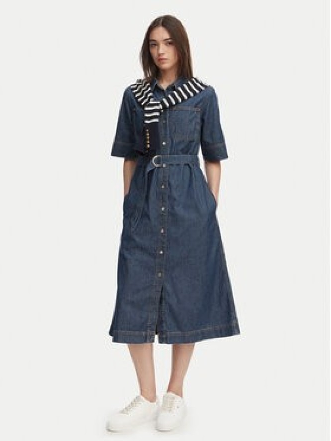 Tommy Hilfiger Sukienka jeansowa WW0WW50622 Niebieski Regular Fit