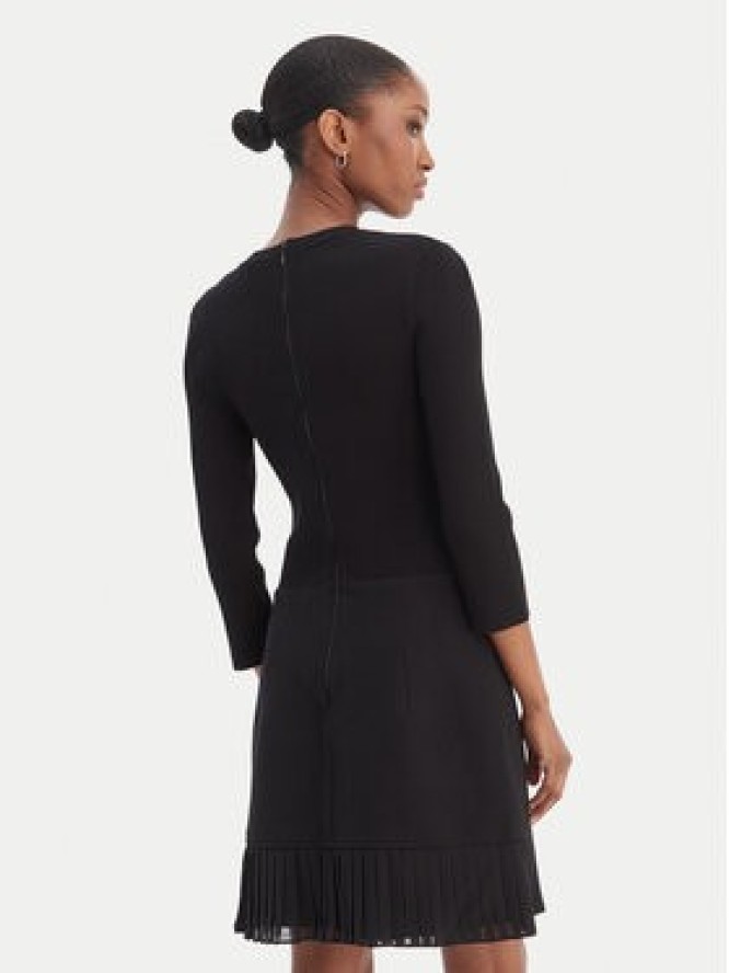 Morgan Sukienka dzianinowa 261-RANOS Czarny Slim Fit