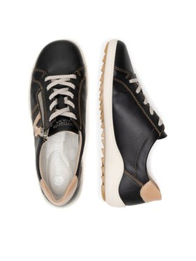 Remonte Półbuty R1432-01 Czarny