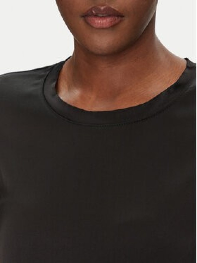 ViCOLO Bluzka TD0007 Czarny Relaxed Fit